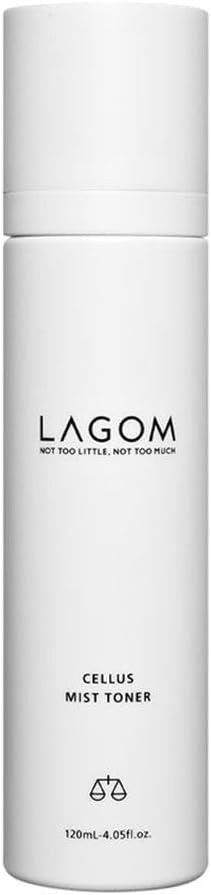 LAGOM Cellus Mist Toner Natural Moisturizing Spray, pH Balance, Subacid, Alcohol-Free, Zero-Irritation, Fragrance-Free, Facial Serum 4.05 Fl Oz-FemmiqueWomen