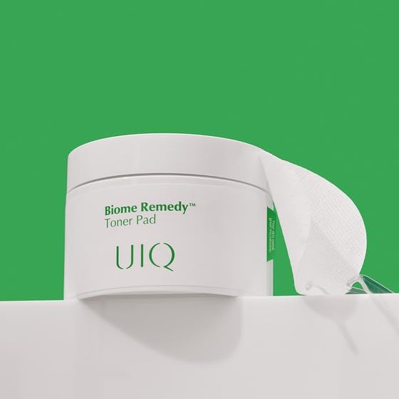 UIQ Biome Remedy Toner Pads, Dual-Textured Facial Pad for Hydrating, Moisturizing, Calming, Pore Care, Non Comedogenic, Daily Toner Pads for Soothing Skin 6.08 fl. oz., 70 Sheets-FemmiqueWomen