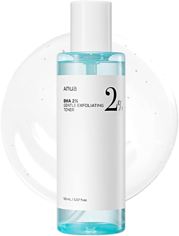 ANUA BHA 2% Gentle Exfoliating Toner, Mild Facial Exfoliant, Salicylic Acid for Pores and Sebum, Teatree Extract, Hyaluronic Acid, Ceramides (150ml / 5.07 fl.oz.)-FemmiqueWomen