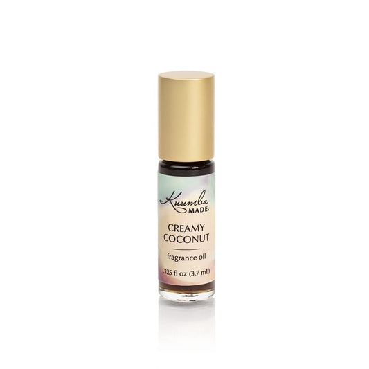 Kuumba Made Creamy Coconut Fragrance Oil Roll-On 0.13 fl oz (3.7ml) | Rollerball Perfume | Alcohol Free-FemmiqueWomen