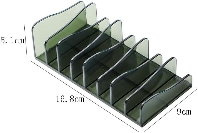 1 Piece Makeup Palette Organizer Acrylic Cosmetic Organizer 8-Section Eyeshadow Organizer Eyeshadow Blush Contour Palette Makeup Palette Cosmetic Organizer Eyeshadow Palette Organizer, Green-FemmiqueWomen