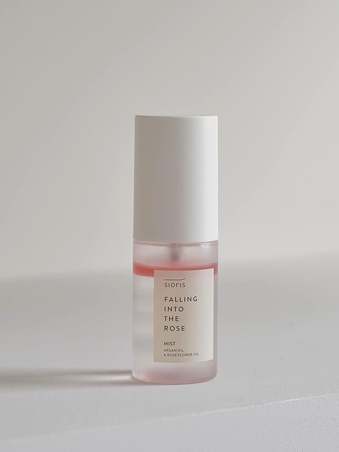 SIORIS Falling Into The Rose Mist Mini 1 Fl Oz for Traveling. 3in1 Multi-Care Mist Toner+Mist+Serum for Hydration & Oil Balance Certified by Cosmos Organic and Vegan Korean Skincare.-FemmiqueWomen