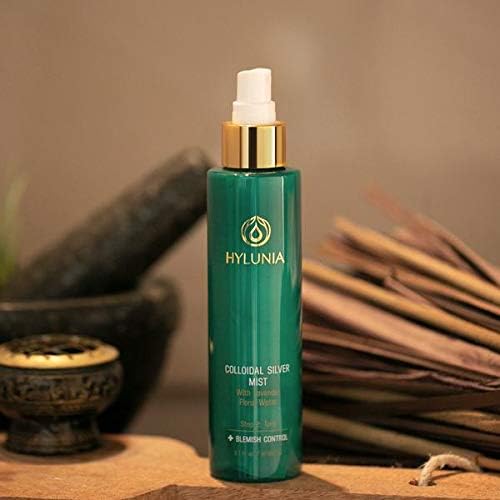 Hylunia Colloidal Silver Mist Toner 5.1 fl. oz. – Hydrating Versatile Toner for Acne-Prone Inflamed Skin | Infused with Colloidal Silver & Lavender for Glowing Skin Cuts & Burns, Body-Refresher-FemmiqueWomen