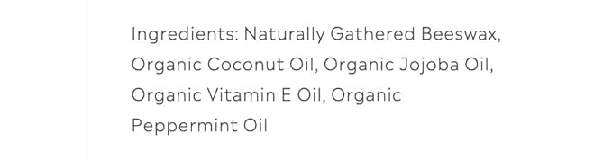 100% Natural Beeswax Lip Balm with Organic Oils (Cool Peppermint, 4 pack)-FemmiqueWomen