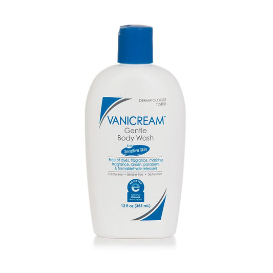 Vanicream Gentle Body Wash, 12 Fl Oz, Formulated without Common Irritants for Sensitive Skin, Gentle Cleanse and Moisture, Removes Dirt & Oils, Non-Drying, pH-Balanced Shower Gel-FemmiqueWomen