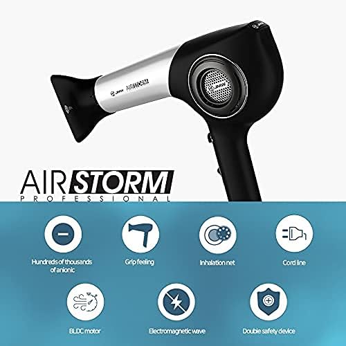 JMW Korean Professional Salon Hair Dryer AIR Storm-1600W BLDC, Fast Drying, Powerful Cold Wind, Lightweight, Quiet and Long-Lasting-FemmiqueWomen
