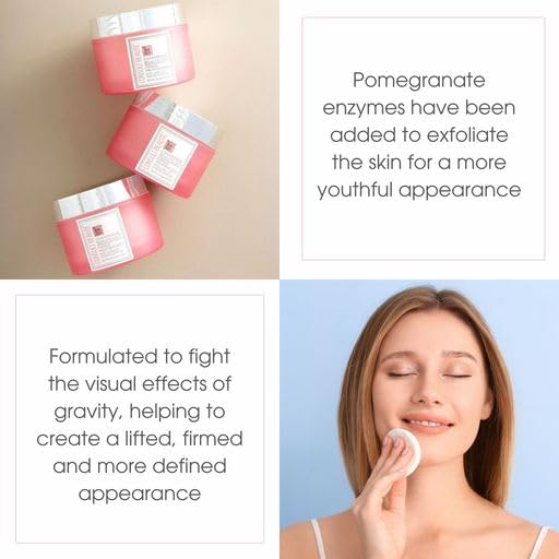 Consult Beaute - Champagne Lift Face Firming Treatment Disc - Firming and Exfoliating Pads - Rejuvenate Sagging Skin - Pre-Soaked Wipes - Disposable - Peptides - Grape Seed Extract - 60 Count (2Pack)-FemmiqueWomen