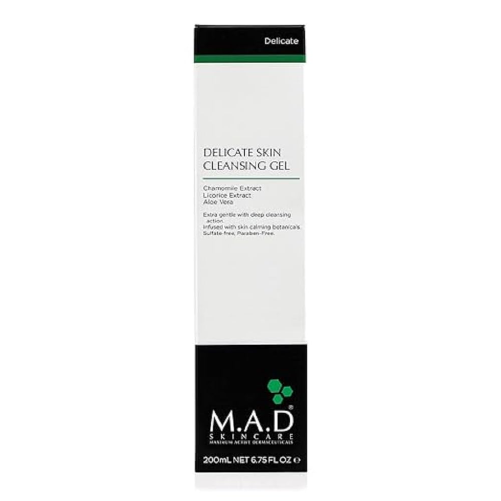 M.A.D Skincare Delicate Skin Cleansing Gel - Extra Gentle 6.75 oz.-FemmiqueWomen