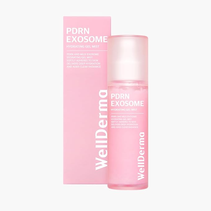 WELLDERMA PDRN Exosome Gel Mist, 100ml / 3.38 fl.oz – Hydrating & Soothing Hydrogel Face Mist with Collagen, Peptides, Hyaluronic Acid, and Botanical Extracts for Daily Skincare-FemmiqueWomen