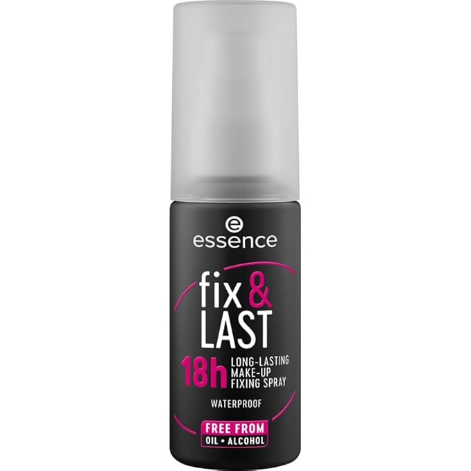 essence | Fix & Last 18H Long-Lasting Makeup Fixing Spray | All-Day Hold & Smudge Proof | Vegan & Cruelty Free-FemmiqueWomen