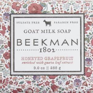 Beekman 1802 Whipped Body Cream, Honeyed Grapefruit - Scented - 8 oz - Intensely Hydrating & Softens Skin - With Goat Milk - Good for Sensitive Skin - Cruelty Free-FemmiqueWomen