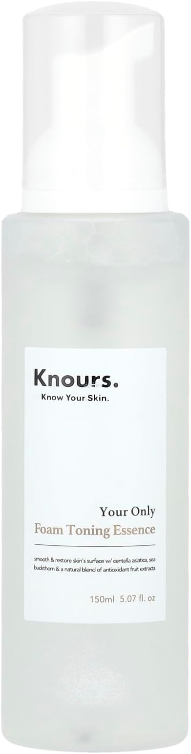Knours. Soothing & Antioxidant Toner Essence, Rose Water Centella Asiatica Fruit Extracts Clean Beauty (150ml 5.0 fl. Oz.)-FemmiqueWomen