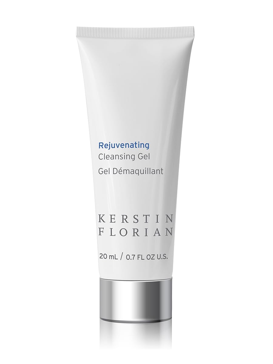 Kerstin Florian Rejuvenating Cleansing Gel | Travel Size | Gentle Face Wash Cleanser and Makeup Remover for Women | Gentle Formula Removes Dirt & Oils to Clarify and Brighten Skin, .7 fl oz-FemmiqueWomen