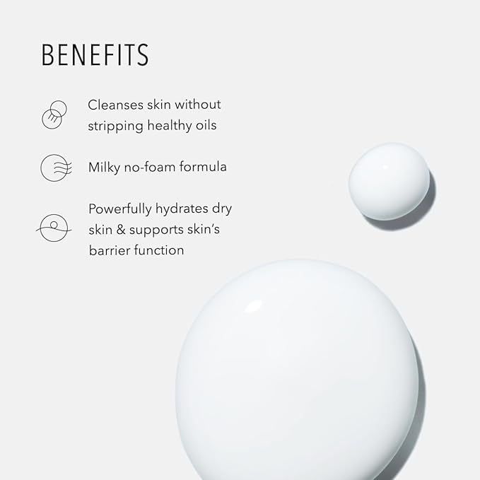 HydroPeptide Cashmere Cleanse, Facial Rose Milk, Clean & Balance Skin's Natural Oils, 6.76 Ounce-FemmiqueWomen