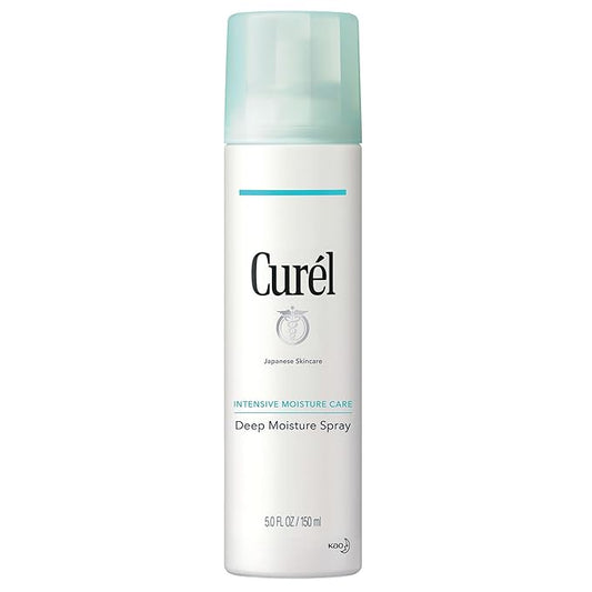Curel Japanese Skin Care Deep Moisture Spray, Spray on Moisturizer for Dry Skin, Face Hydrating spray with Ceramides, 5 Oz-FemmiqueWomen