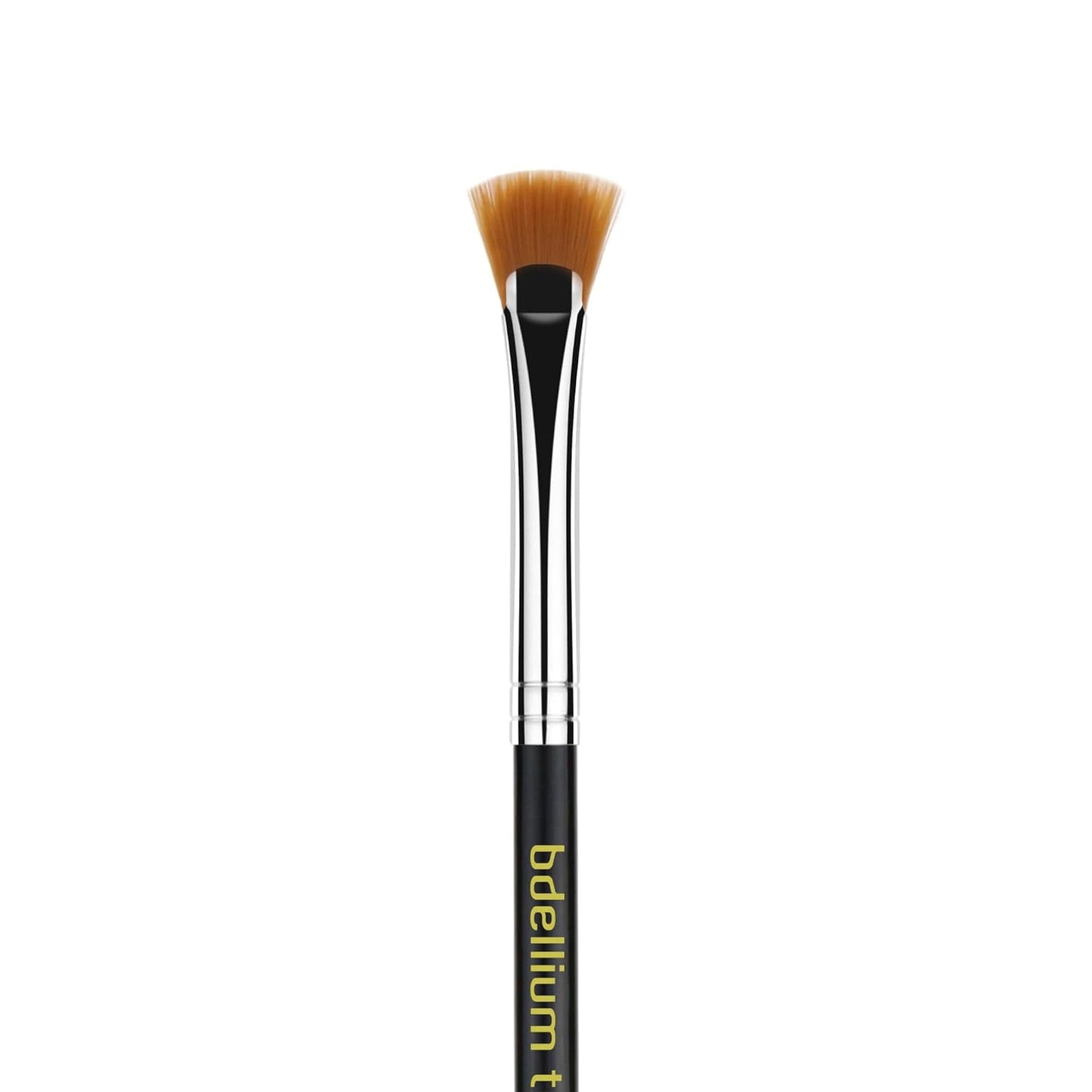 Bdellium Tools Professional Makeup Brush - Maestro Series 732 Mascara Fan - With Soft Synthetic Fibers, For Applying Mascara (Black, 1pc)-FemmiqueWomen