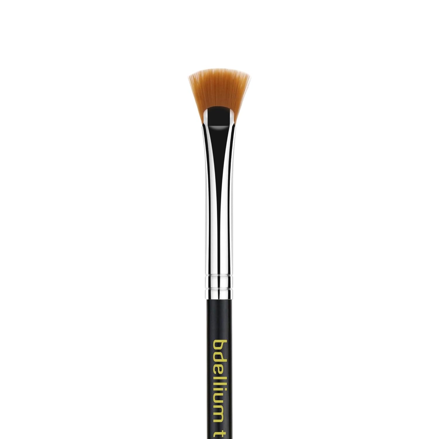 Bdellium Tools Professional Makeup Brush - Maestro Series 732 Mascara Fan - With Soft Synthetic Fibers, For Applying Mascara (Black, 1pc)-FemmiqueWomen