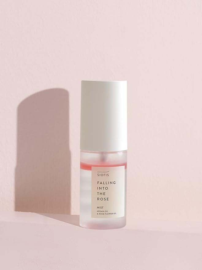 SIORIS Falling Into The Rose Mist Mini 1 Fl Oz for Traveling. 3in1 Multi-Care Mist Toner+Mist+Serum for Hydration & Oil Balance Certified by Cosmos Organic and Vegan Korean Skincare.-FemmiqueWomen