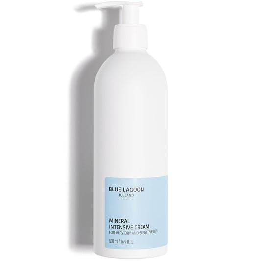 Blue Lagoon Skincare Mineral Intensive Cream – Psoriasis Cream & Psoriasis Treatment for Skin – Rich Moisturizer with Seawater, Hydrates, Soothes, Prevents Dry Skin, 500ML-FemmiqueWomen