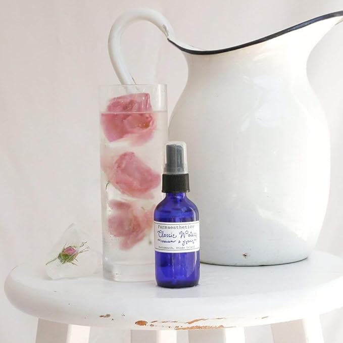 Farmaesthetics Classic Waters Rosewater and Glycerin (2 fl oz) | Ethically Sourced Sustainable Beauty | Clean, All Natural, Small Batch Skincare-FemmiqueWomen