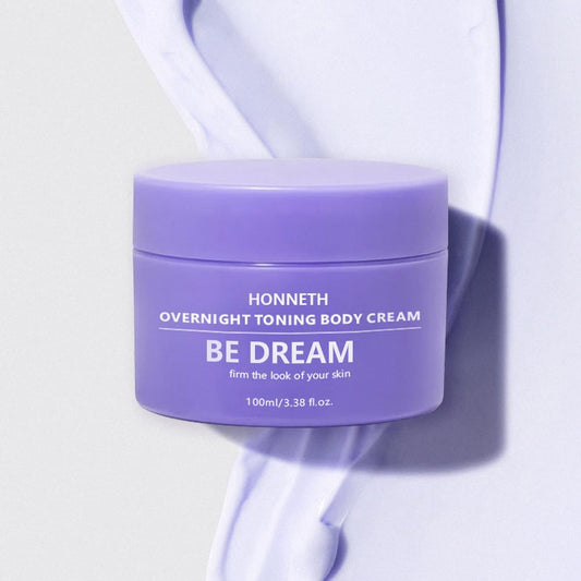 Honneth BE-DREAMY Overnight Toning Whip Body Firming Cream for Legs, Stomach, Arms, with Milk Thistle & Passion Fruit Seed Oil, Targets Loose Skin, 3.38 oz-FemmiqueWomen