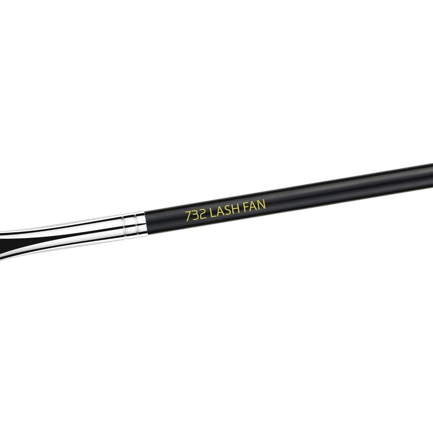 Bdellium Tools Professional Makeup Brush - Maestro Series 732 Mascara Fan - With Soft Synthetic Fibers, For Applying Mascara (Black, 1pc)-FemmiqueWomen