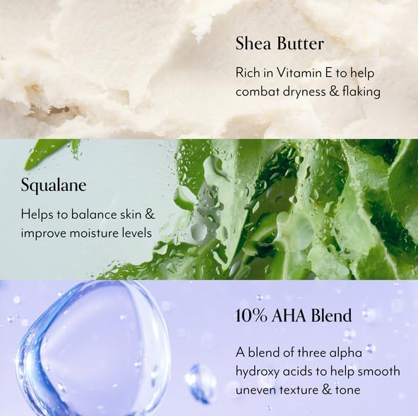 Bliss Body Butter Texture Takedown Skin Smoothing Lotion - Keratosis Pilaris KP - 6.7 Fl Oz - For Rough, Bumpy Skin - 10% AHA + Squalane + Shea Butter - Clean - Vegan & Cruelty-Free-FemmiqueWomen