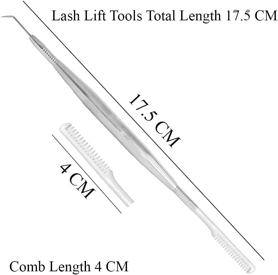 Lash Lift Tool Stainless Steel Lash Pick For Lash Lift Isolator Tool Eye Lash Lift Tools Kit Metal Lash Comb For Eyelash Accessories With Eyelashes Lifting Tools For Paint Eyelashes Lash Separation-FemmiqueWomen