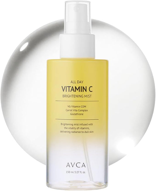 AVCA Vitamin C Face Mist – Hydrating & Brightening Spray for Glowing Skin (5.07oz)-FemmiqueWomen