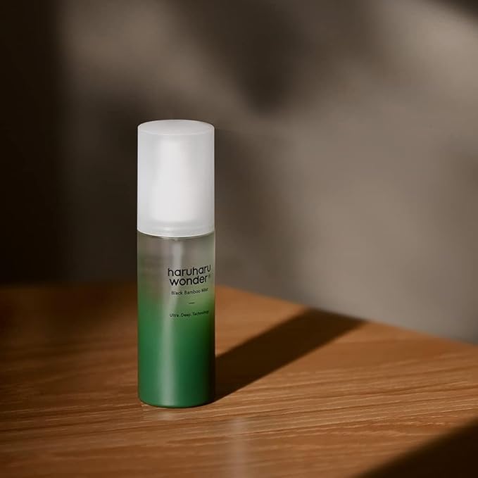 haruharu Wonder Black Bamboo Mist, 2.7 fl.oz. Hydrating and Firming Skin, Black Rice, Panax Ginseng for Clean and Smooth Skin Surface, Korean Skincare, Vegan, Cruelty Free-FemmiqueWomen