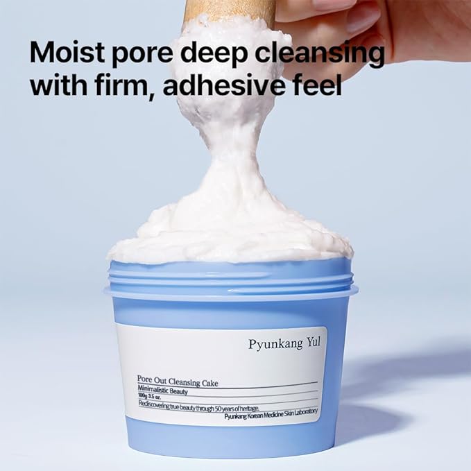 Pyunkang Yul PKY Pore Out Faicial Cleanser, Sticky Clay absorbs impurities & Makeup, Deep Pore Cleansing with Moisture (3.38 Fl. Oz, 100g)-FemmiqueWomen