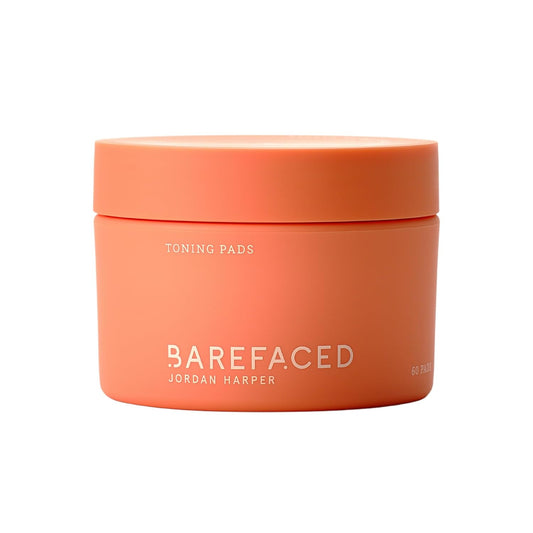 Barefaced Toning Pads (60 count) - Exfoliating Face Pads with 2% Glycolic Acid & Salicylic Acid - Brightens & Cleanses Skin, Clears Pores, Reduces Fine Lines & Wrinkles-FemmiqueWomen