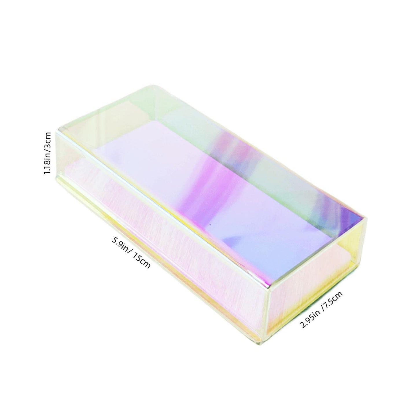 Eyelash Grafting Pallet with Cover, Dust-proof Acrylic Lash Tile holder, Eyelash Extensions Storage Gasket Pads (Dazzling S)-FemmiqueWomen