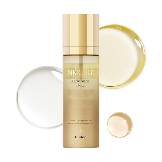 Triple Active Mist, Korean Skincare Glow Spray Serum, Hydrating All-in-One Face Treatment for Radiant, Dewy Skin, Lightweight Daily Routine Care with NK Cell Technology-FemmiqueWomen