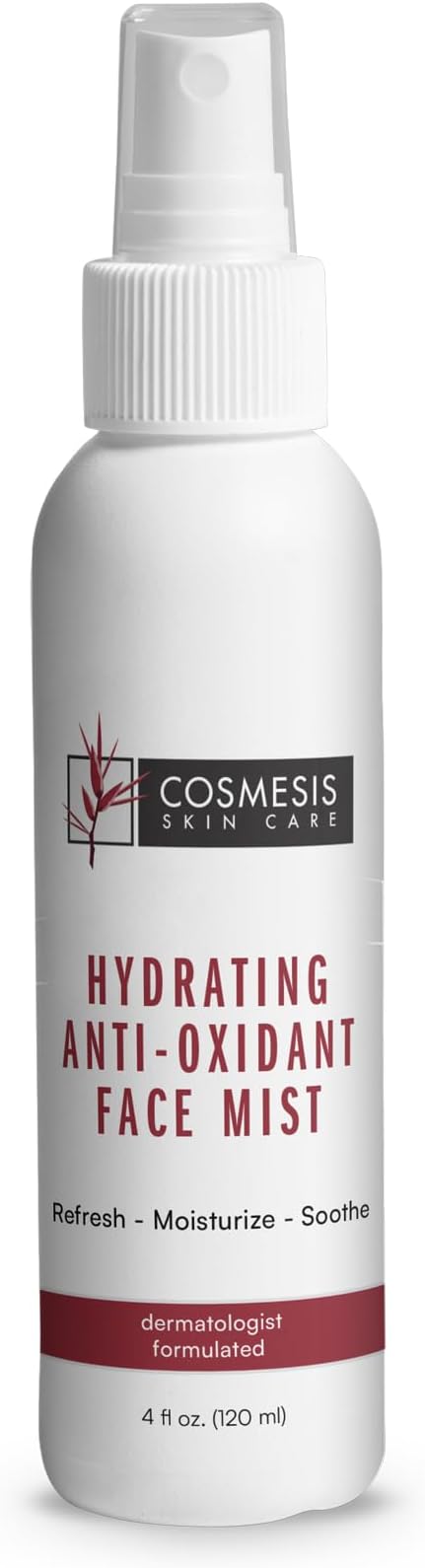 Cosmesis Hydrating Anti-Oxidant Face Mist - Refresh, Moisturize & Soothe Dry Skin, Tea Blend & Vitamins A/D - 4 fl oz-FemmiqueWomen