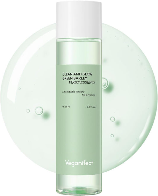 VEGANIFCET Essence, Ultra Hydrating, for Glowing Skin, Korean Skin Care, Vegan, 6.76 Fl Oz-FemmiqueWomen