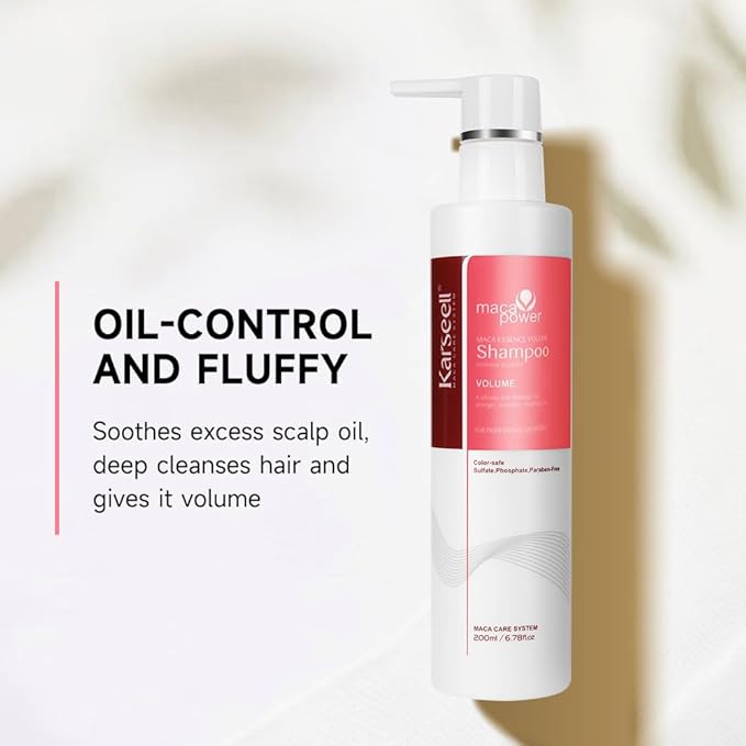 Karseell Volume Shampoo, Lightweight Volume Shampoo For Fine Hair, Adding volume to flat hair 200ml-FemmiqueWomen