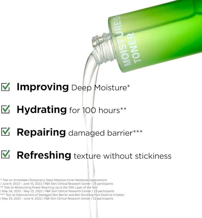 ISOI Moisture Dr. Soothing Toner, Lightweight Hydrating Toner with Tea Tree Ceramide & Hyaluronic Acid for Skin Barrier Support, Korean Skin Care (4.39 fl.oz/130ml)-FemmiqueWomen