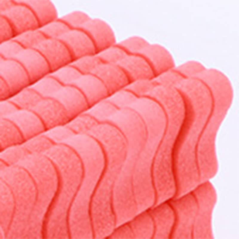 100PCS Sponge Toe Separator, Soft Toe Spreader Nail Art Finger Separator Divider Spacer Manicure Pedicure Tool for Nail Polish (Red)-FemmiqueWomen