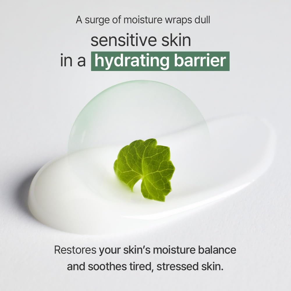 mixsoon Cica Hyal Deep Soothing Cream, 1.69 Fl. Oz / 50ml Lightweight Moisturizer Gel Cream for Sensitive Skin with Centella Asiatica Hyaluronic Acid Ceramide & Panthenol Korea Glass Skin Care-FemmiqueWomen