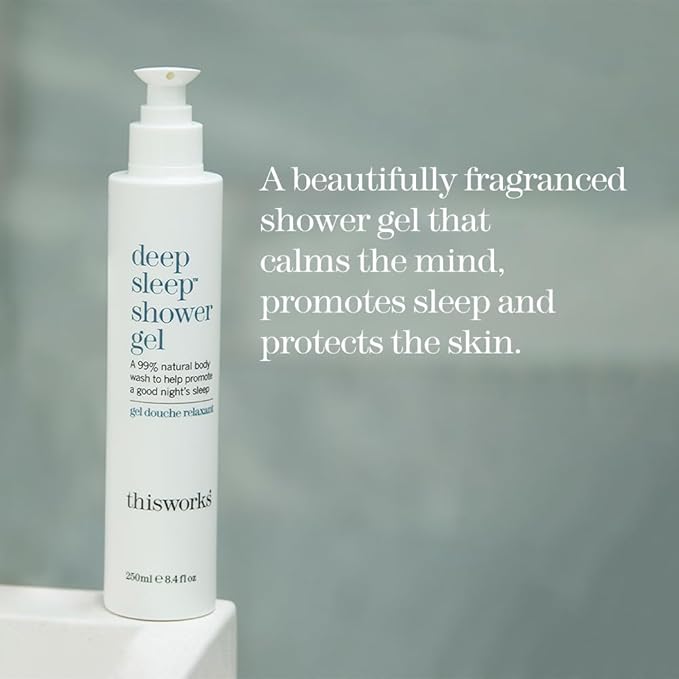 THISWORKS deep sleep shower gel: Calms the Mind and Protects the Skin, 8.4 fl oz (250ml)-FemmiqueWomen