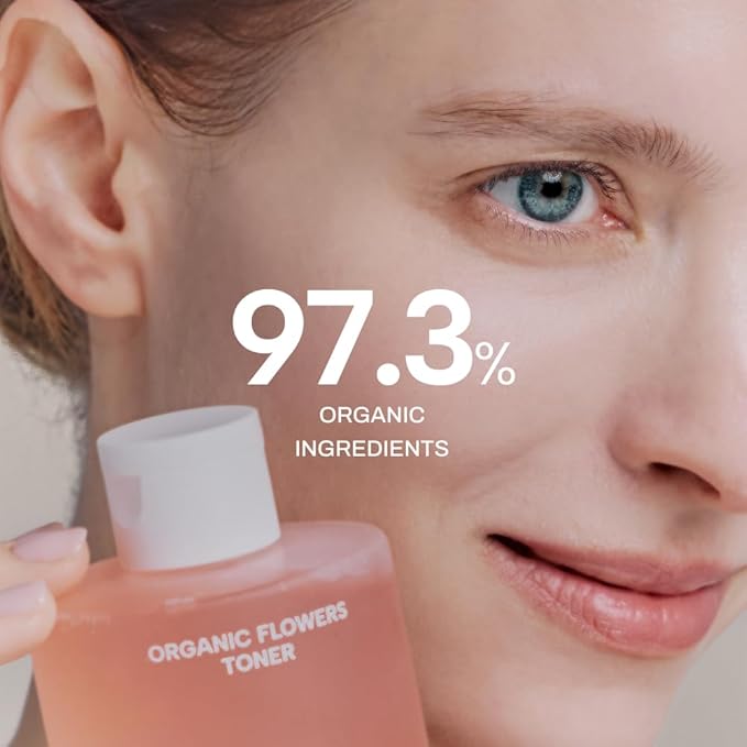 Whamisa Organic Fermented Flower Deep Rich Toner, 97.4% Organic, Facial Toner, Essence, Damask Rose Flower Oil, Waterless Formula, Postbiotics, Hydrating, Moisturizing (200ml)-FemmiqueWomen