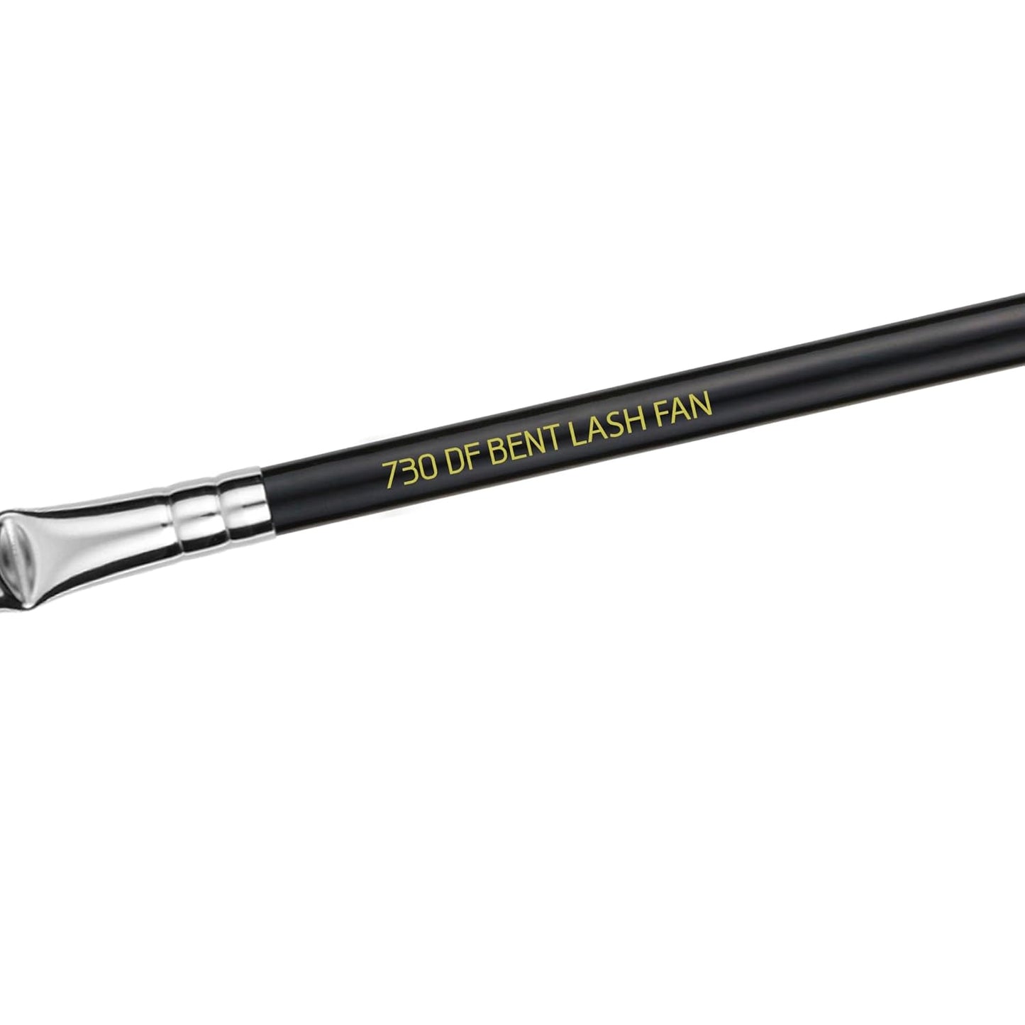 Bdellium Tools Professional Makeup Brush - Maestro Series 730 Bent Mascara Fan - With Soft Synthetic Fibers, For Applying Mascara (Black, 1pc)-FemmiqueWomen