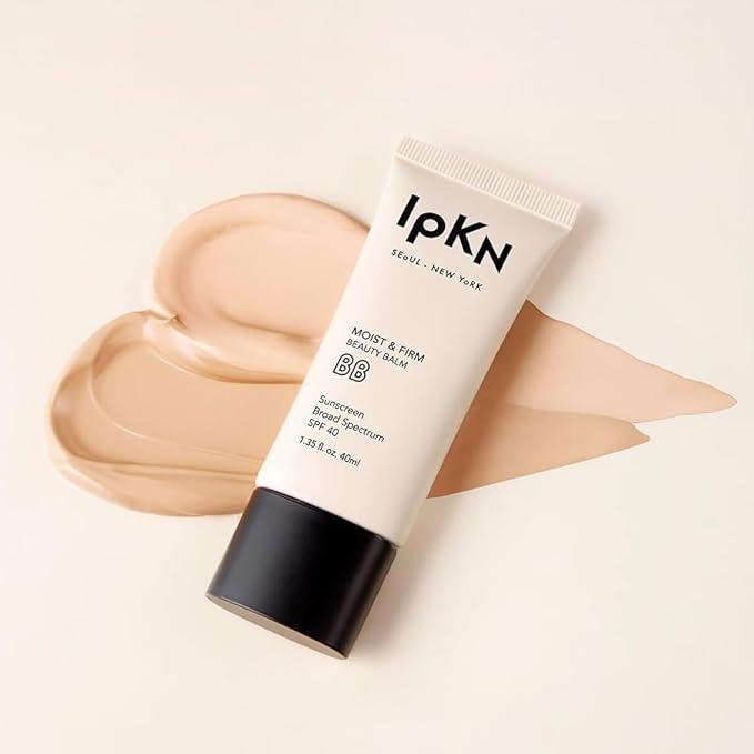 IPKN Moist & Firm BB Cream - Ultra-Hydrating Daily BB Cream with or without SPF40 - Lightweight, Non-Greasy Face Base with Antioxidants for Smooth, Radiant Skin-FemmiqueWomen