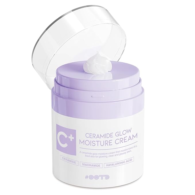 #OOTD Deep Moisturizer Skin Barrier Cream For Men Women, Ceramide Niacinamide Hyaluronic Acid Hydrating Dry Sensitive Skin Soothing Irritation. Moisture Cream 50ml 1.69 Fl Oz-FemmiqueWomen