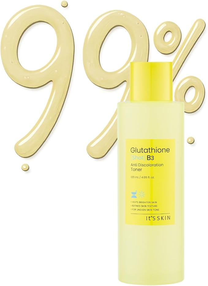 It'S SKIN Glutathione Shot B3 Toner 4.05 Fl Oz, 99% Pure Glutathione, Deep Hydration & Skin Texture Care, Fast-Absorbing for Daily Toner, Korean Skincare-FemmiqueWomen