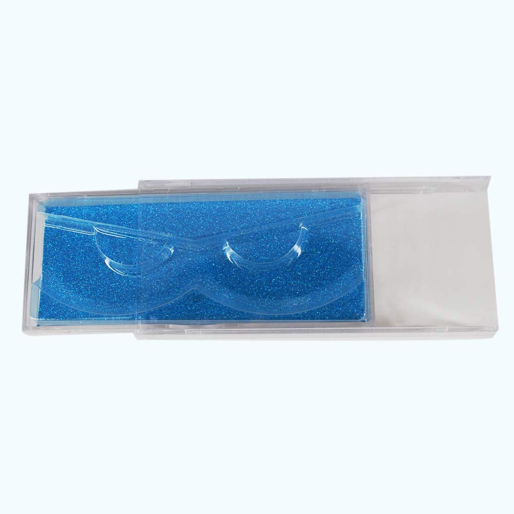 Suncolor Hair lash boxes packaging blue wholesale eyelash packaging empty (blue)-FemmiqueWomen