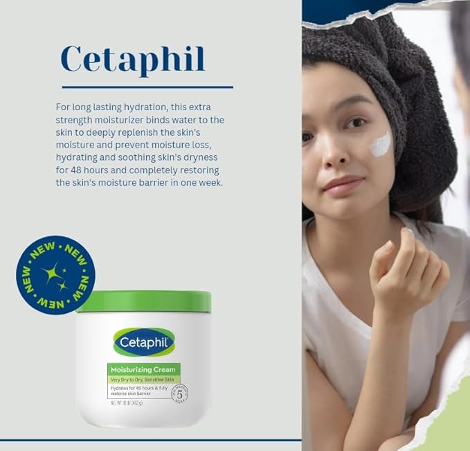 'Cetaphil' Hydrating Moisturizing Cream | The 'Ordinary' Hyaluronic Acid 1 oz. | Cleansing Gel 4 oz.-FemmiqueWomen