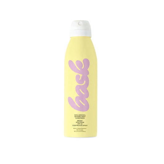 Bask Suncare SPF 50 Sunscreen Spray - Non-Aerosol, Broad Spectrum UVA/UVB Protection, Dermatologist Recommended, Moisturizing, Lightweight & Fast-Absorbing, 5.5 oz-FemmiqueWomen