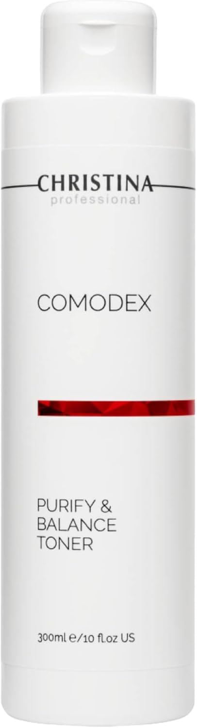 Christina Comodex Purify & Balance Facial Toner - 300ml - Non-Drying Formula with Eucalyptus and Tasman Pepper Extract - PH Balancing Toner for Combination, Normal and Oily Skin Types.-FemmiqueWomen